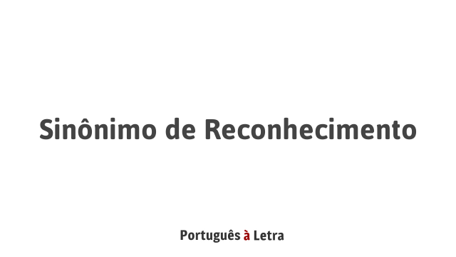 Gratulação sinonimo